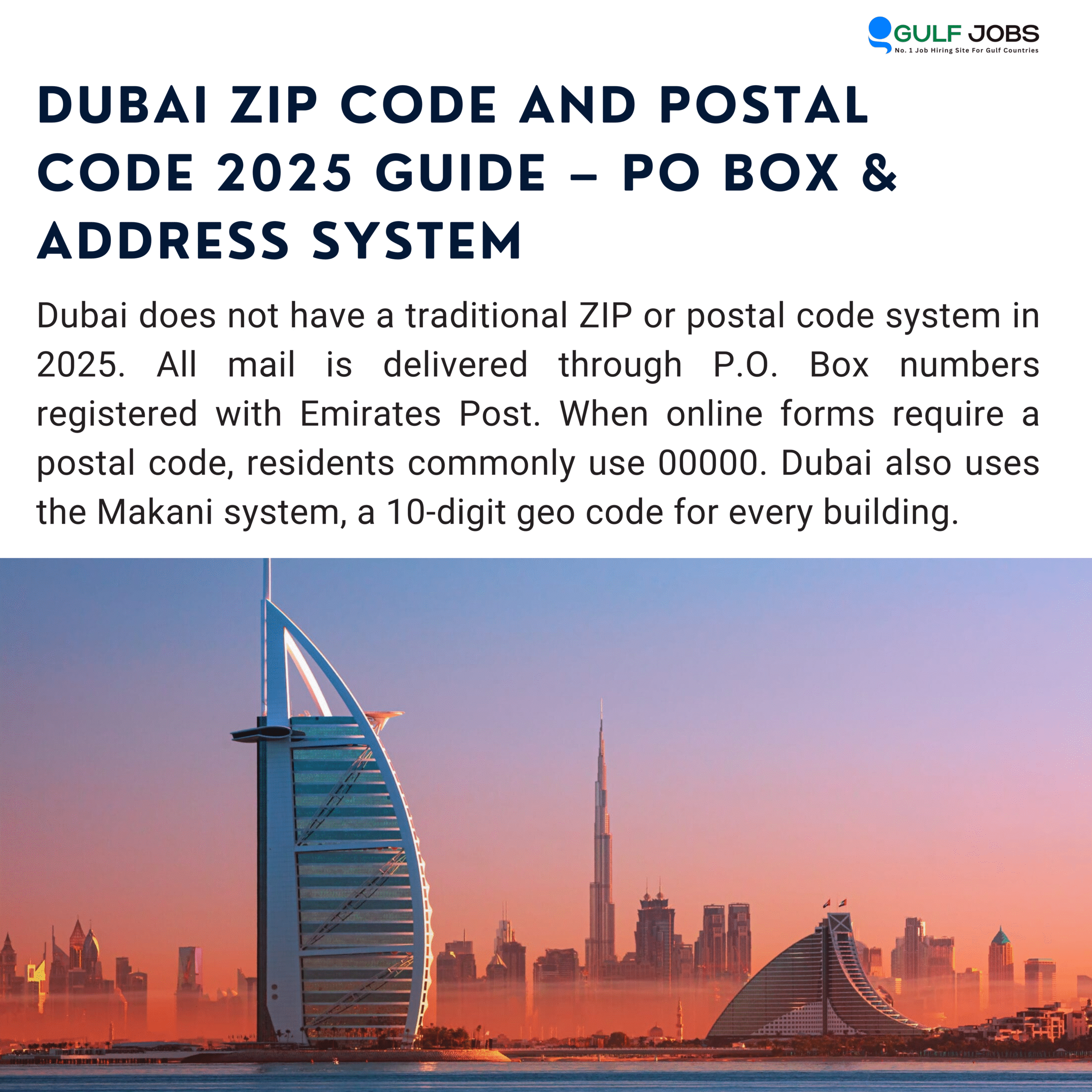 Dubai Zip Code
