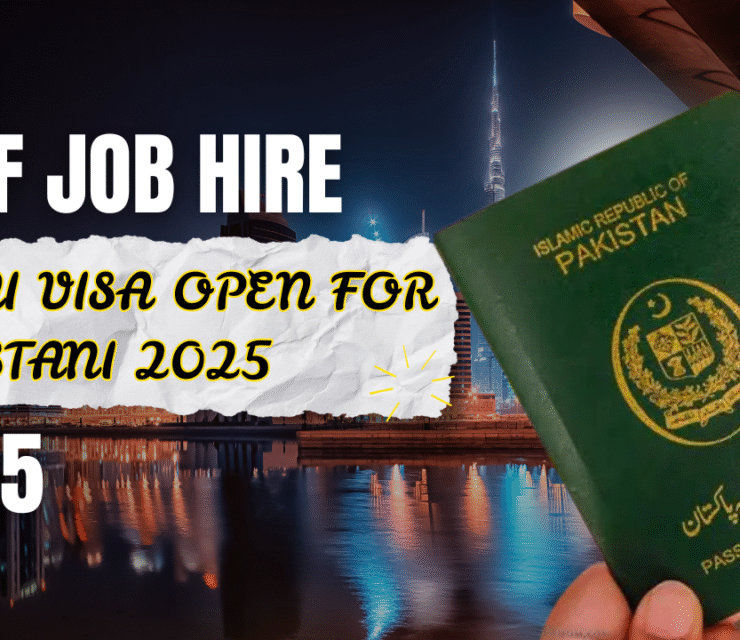 Dubai Visa Open for Pakistani 2025 – Latest Updates and Application Guide