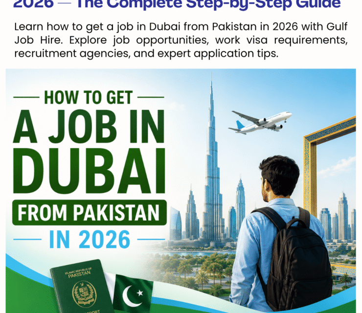 How to Get a Job in Dubai from Pakistan in 2026 — The Complete Step-by-Step Guide