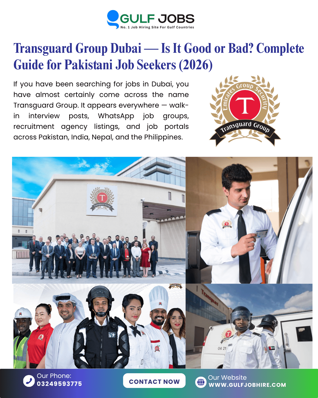 Transguard Group jobs In Dubai Guide