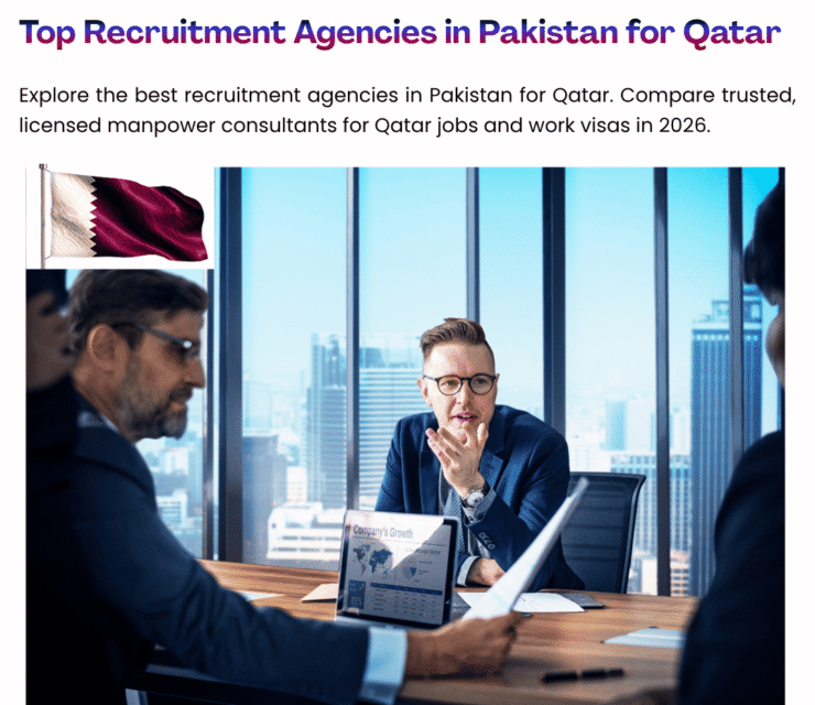 Top Recruitment Agencies in Pakistan for Qatar