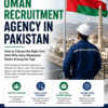 Oman Recruitment Agency in Pakistan: How to Choose the Right One (And Why Sony Manpower Ranks Among the Top)