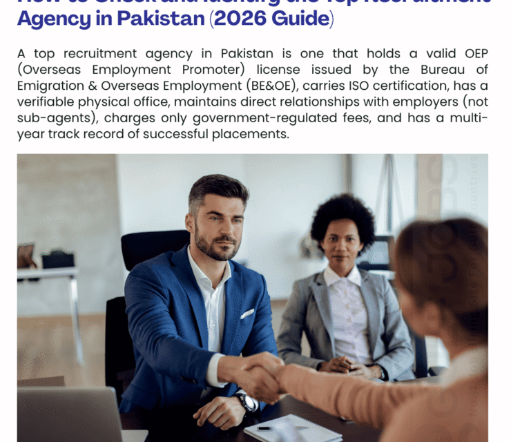 How to Check and Identify the Top Recruitment Agency in Pakistan (2026 Guide)
