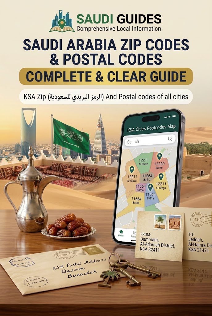 Zip Code And Postal Code Of All Cities In Saudi Arabia