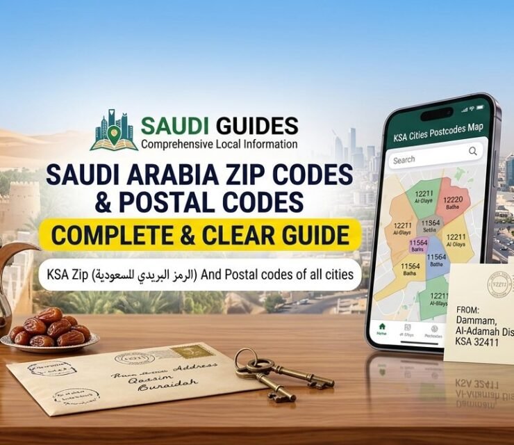 Zip Code And Postal Code Of All Cities In Saudi Arabia