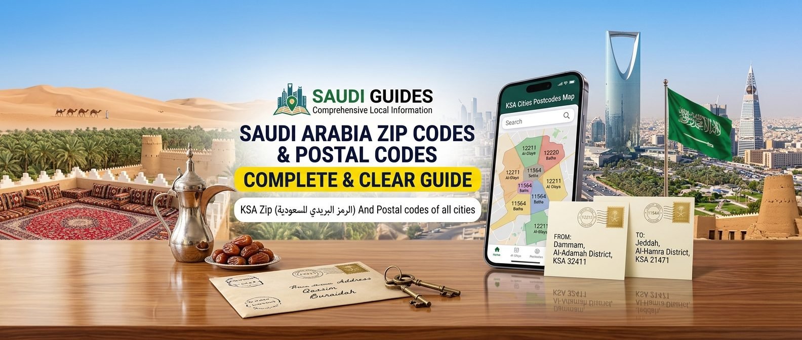 Zip Code And Postal Code Of All Cities In Saudi Arabia