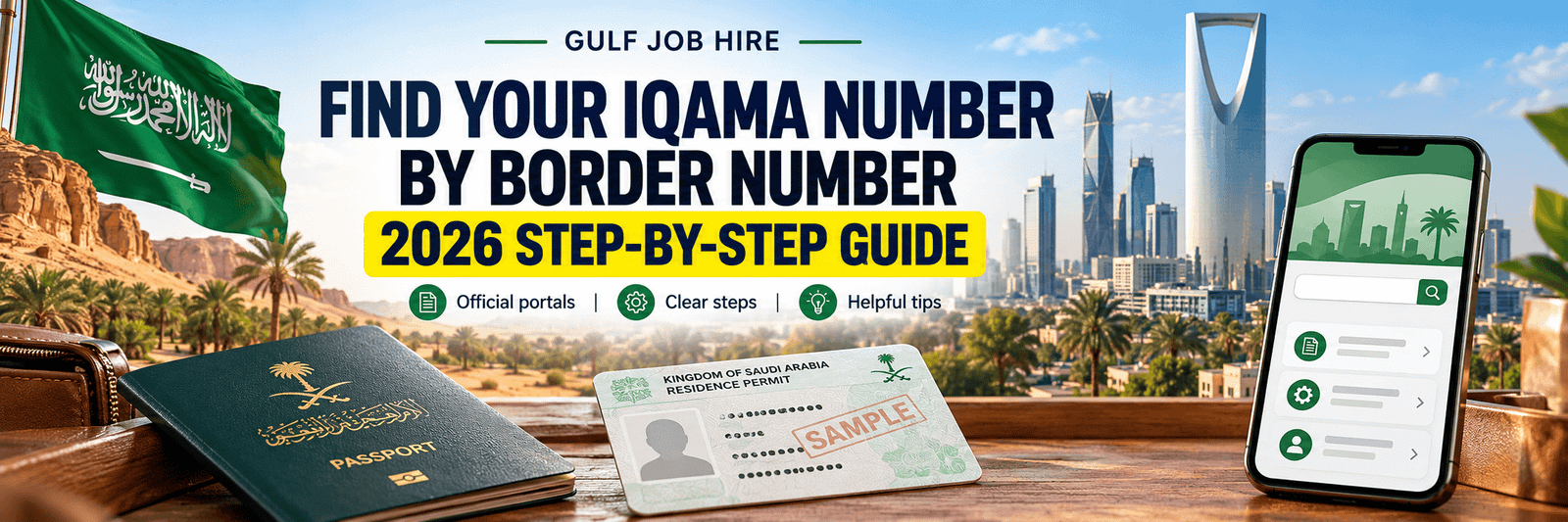 Find Iqama Number by Border Number (2026): Step-by-Step Guide